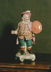 En derbyfigur av Falstaff (porslin)